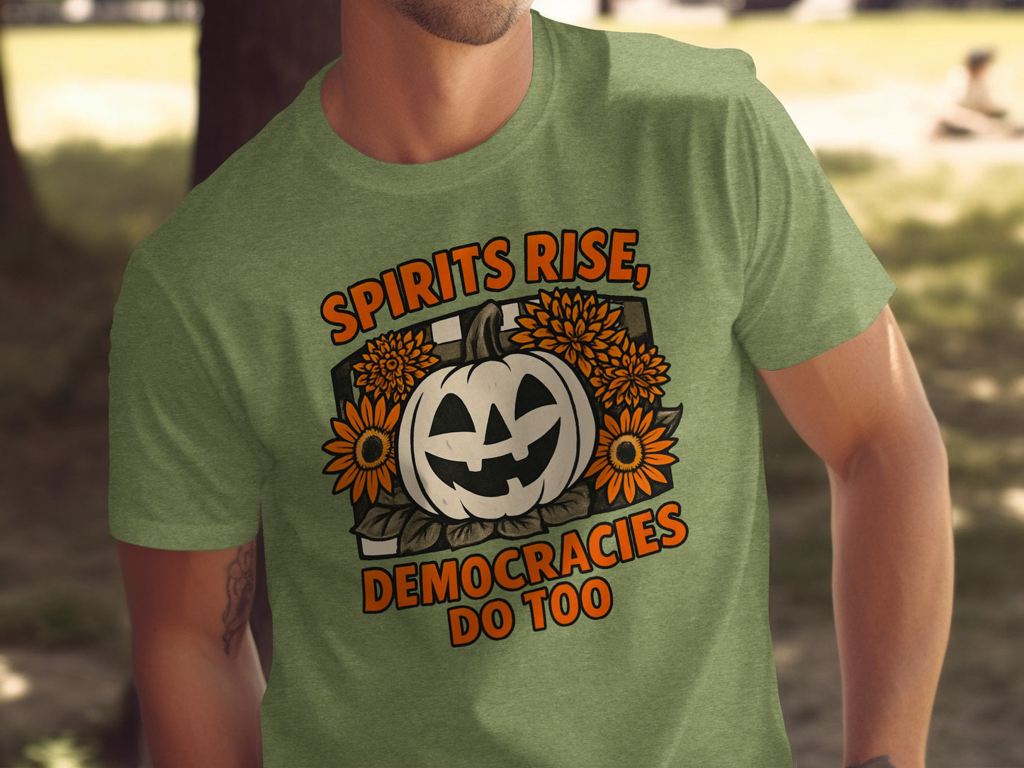 Spirits Rise Democracies Do Too Halloween product type