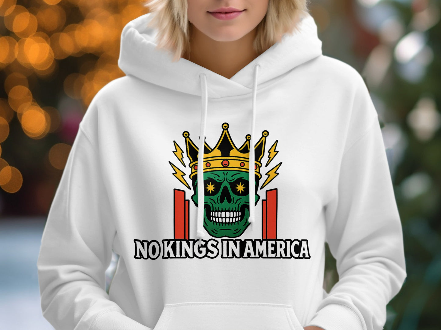 No Kings in America Graphic Hoodie product