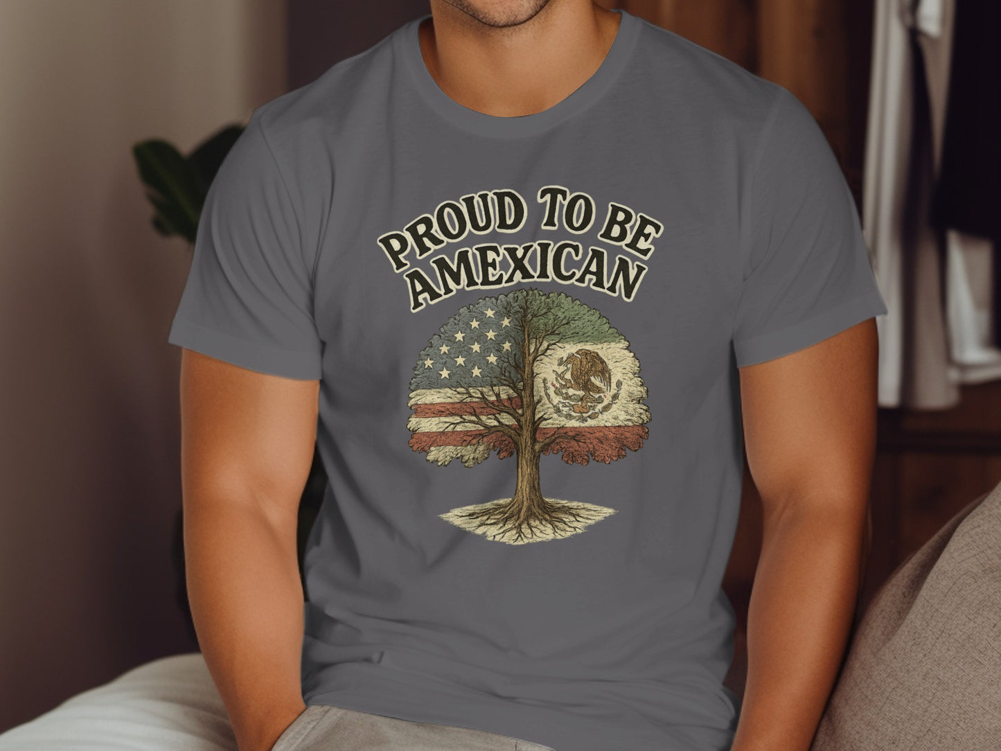 Proud to Be American Mexican Graphic T-shirt product