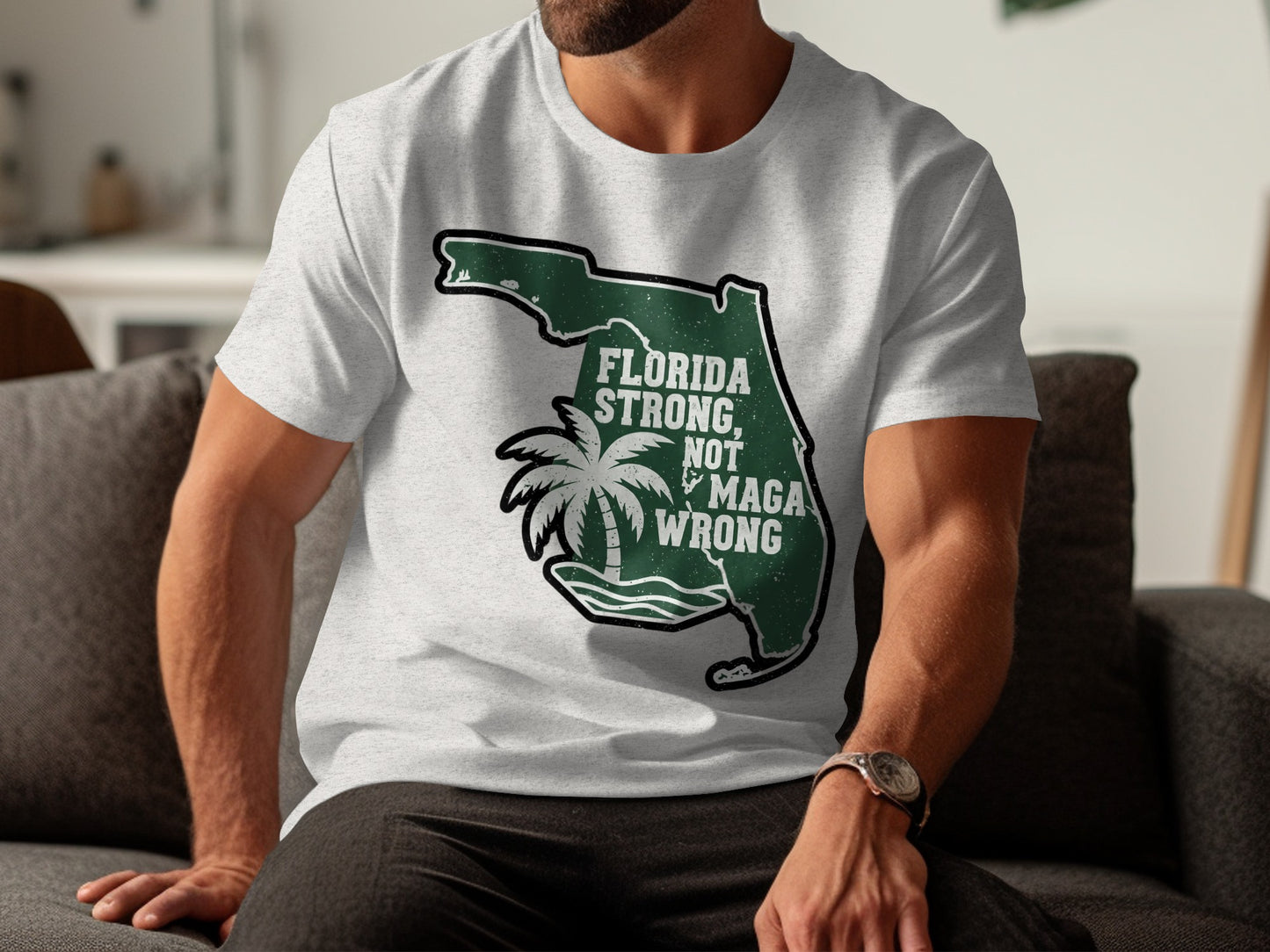 Florida Strong Not Maga Wrong T-Shirt product