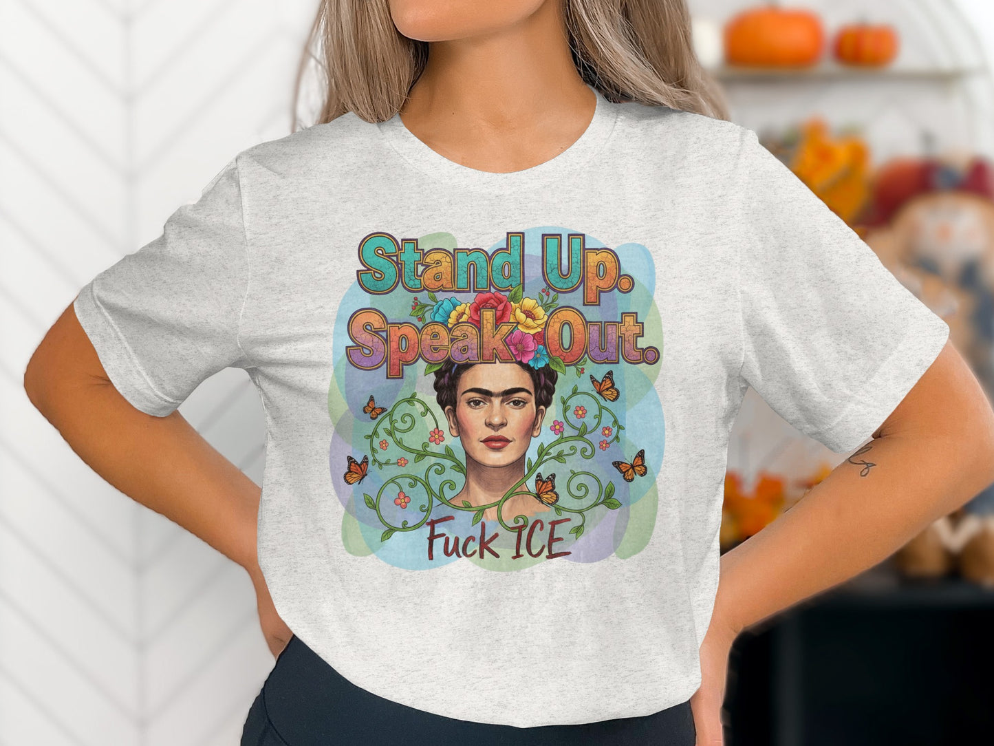 Stand Up Speak Out Fuck ICE T-shirt product