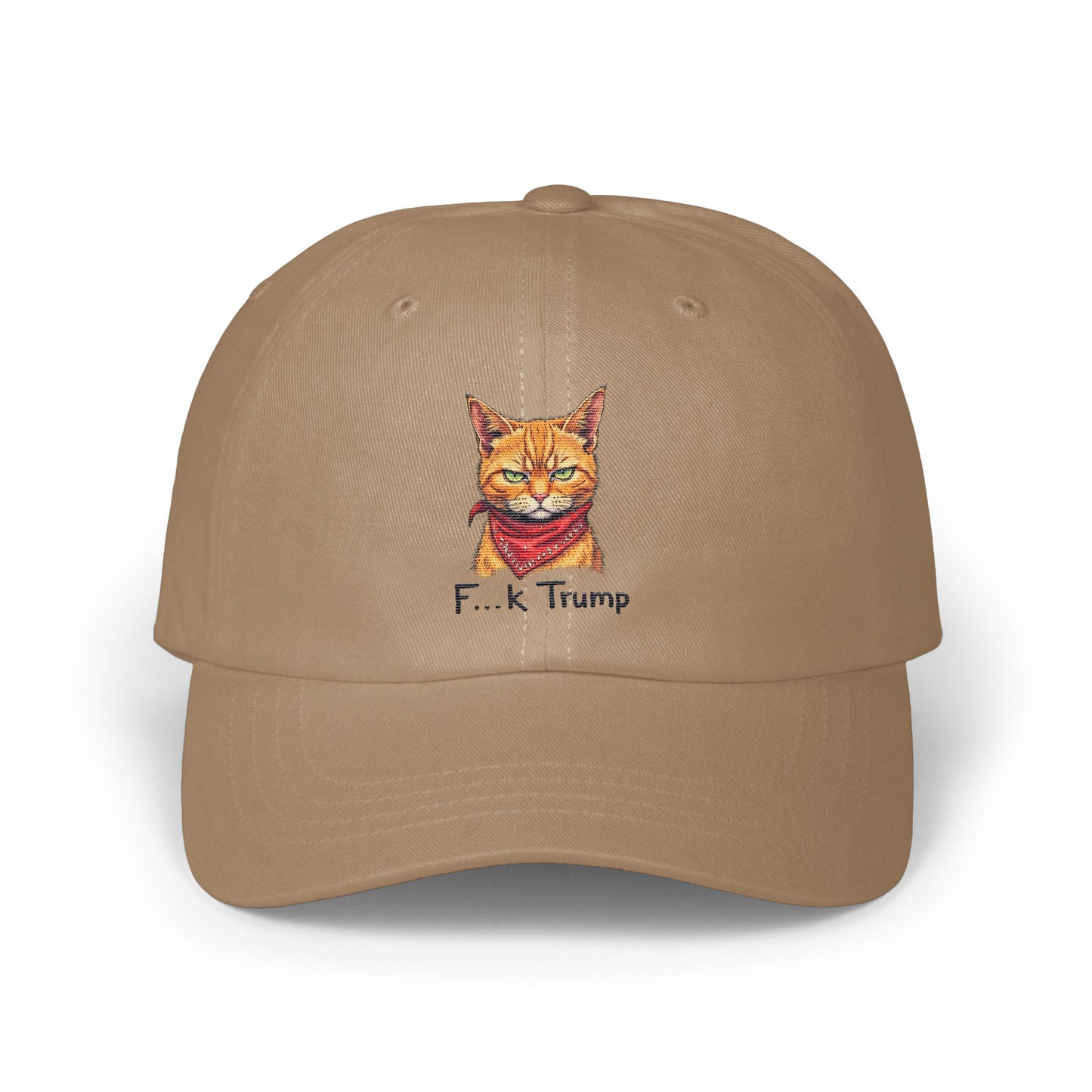 Embroidered Cat F...k Trump Adjustable Baseball Cap product type