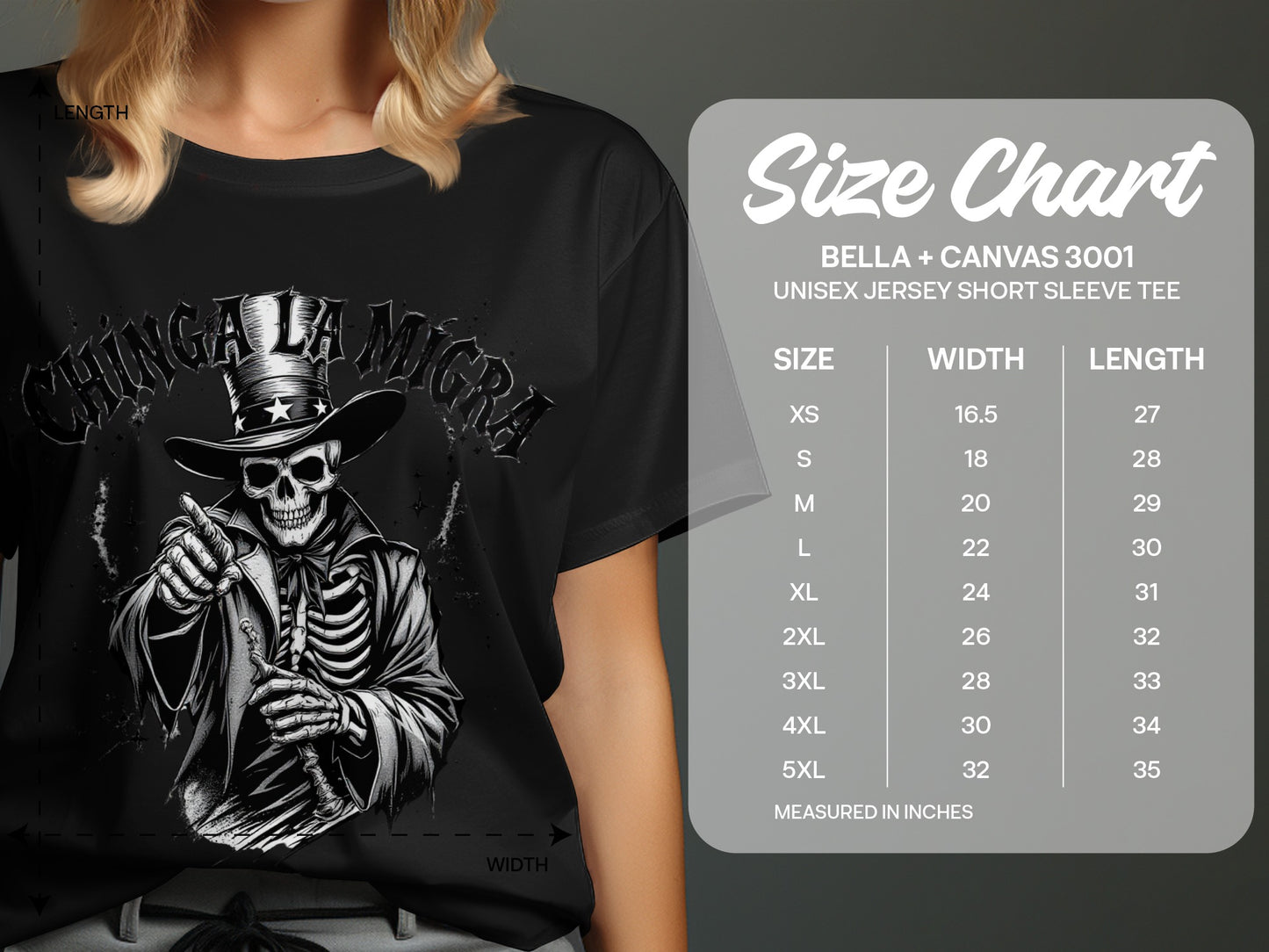 Chinga La Migra Graphic Unisex Jersey Tee product