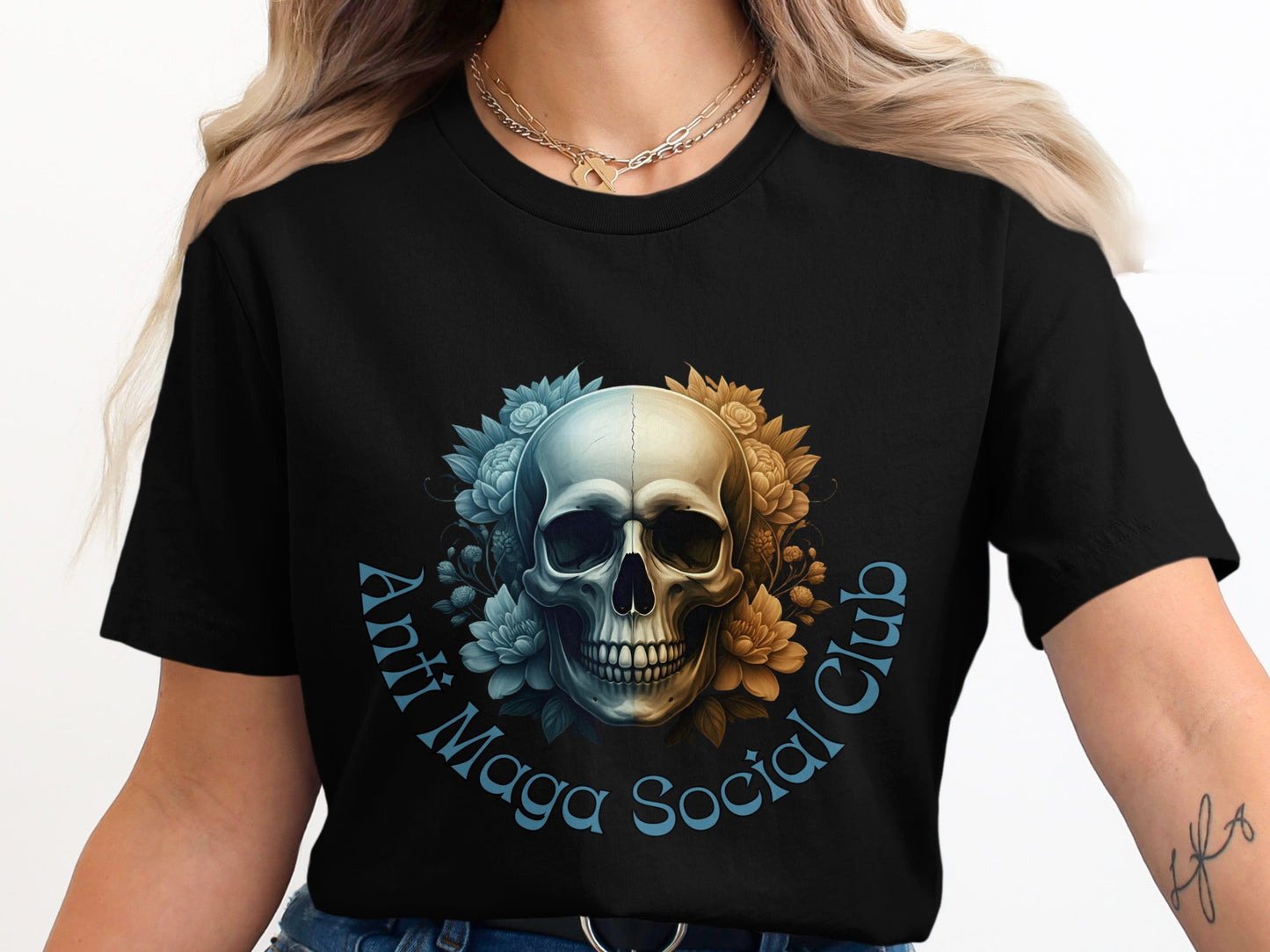 Anti Maga Social Club Graphic Skull T-Shirt product type