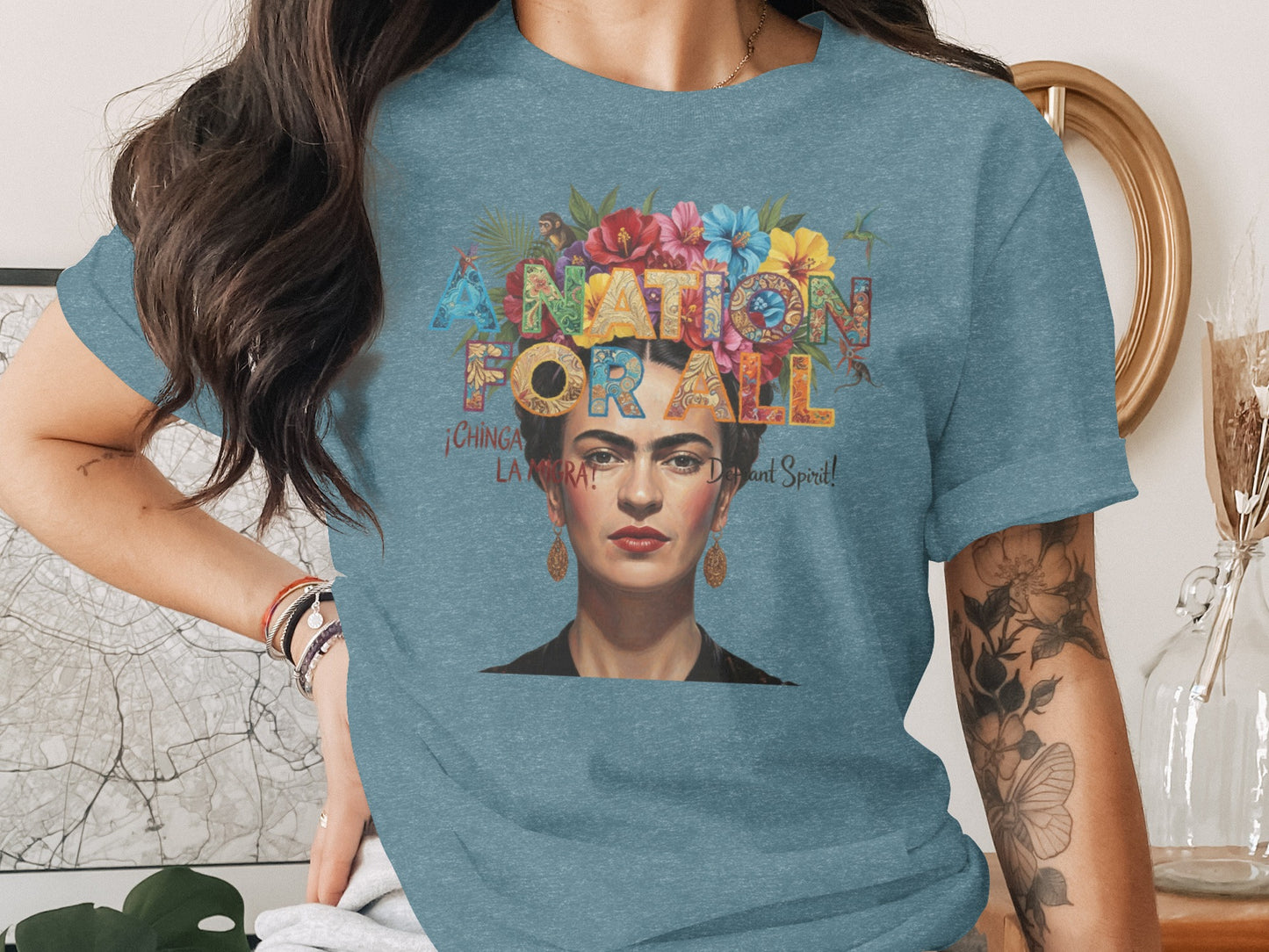 A Nation For All Colorful Art Graphic Tee product type