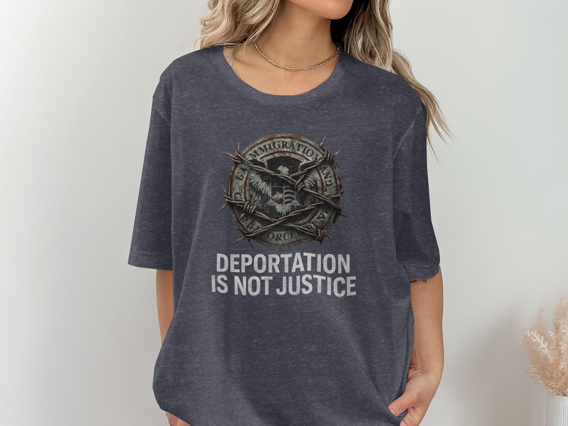 Deportation Is Not Justice Statement Shirt Product