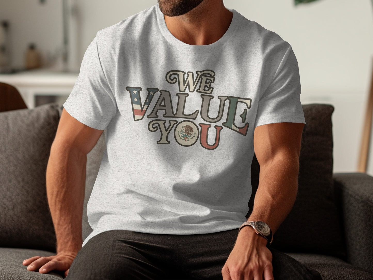 We Value You motivational message product