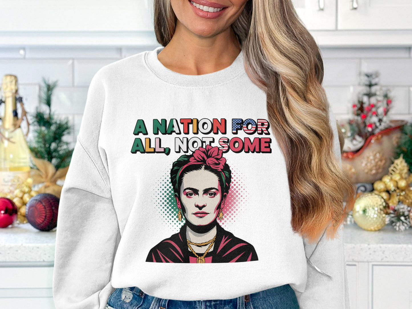A Nation For All Not Some Graphic Sweatshirt product type