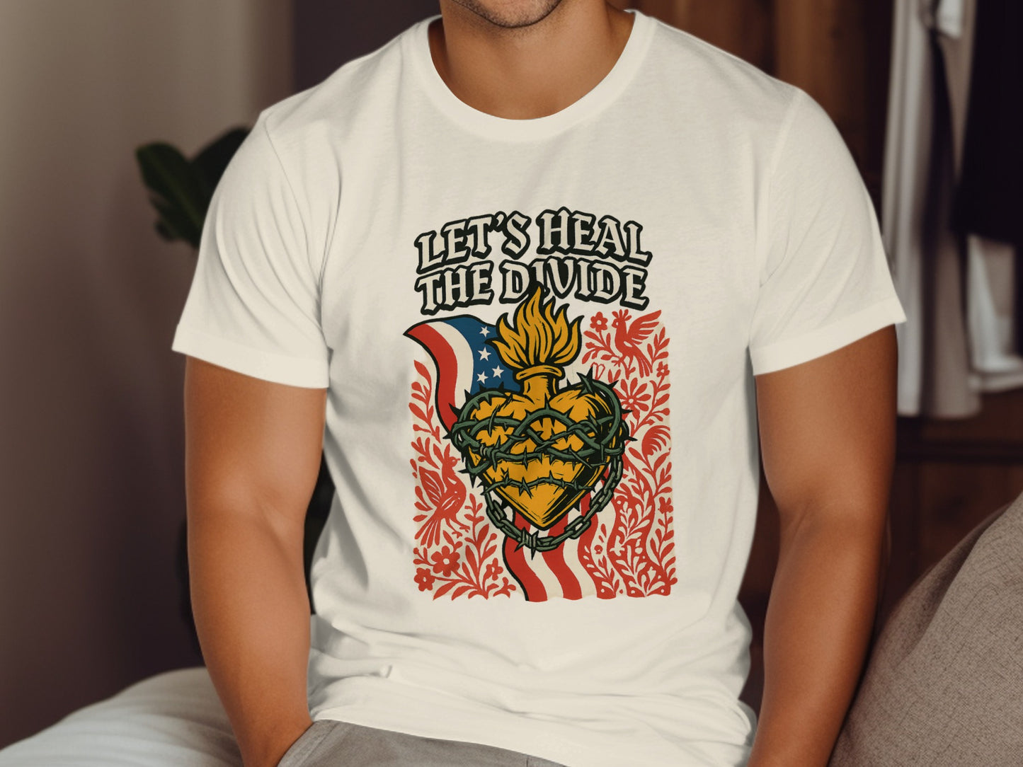 Let's Heal the Divide Graphic Tee Shirt Product
