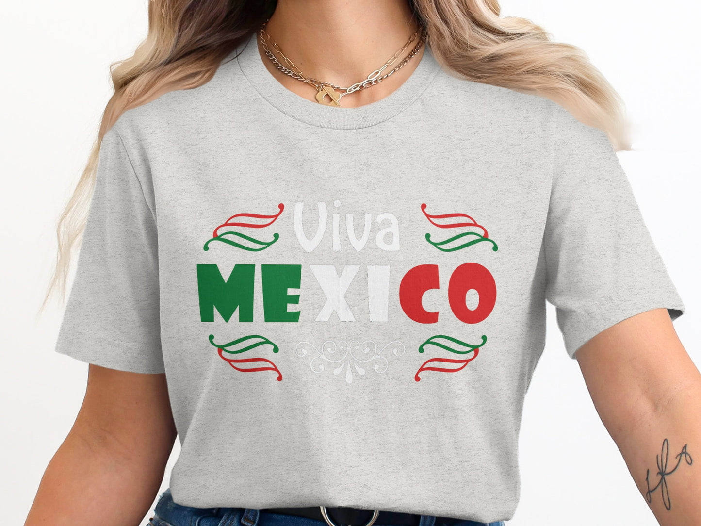 Viva Mexico Festive Design on Trendy Shirt product