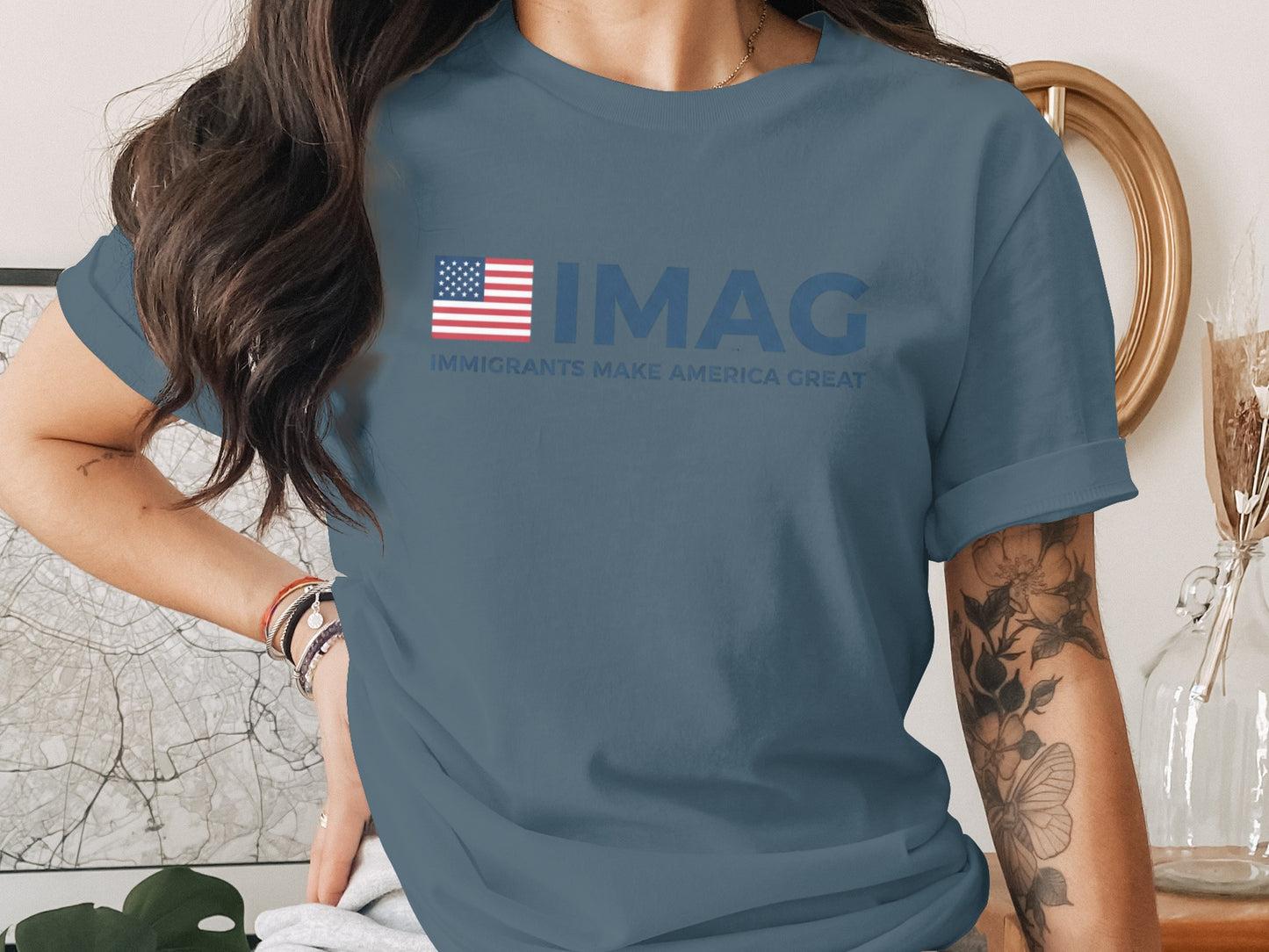 Immigrants Make America Great Statement Shirt product