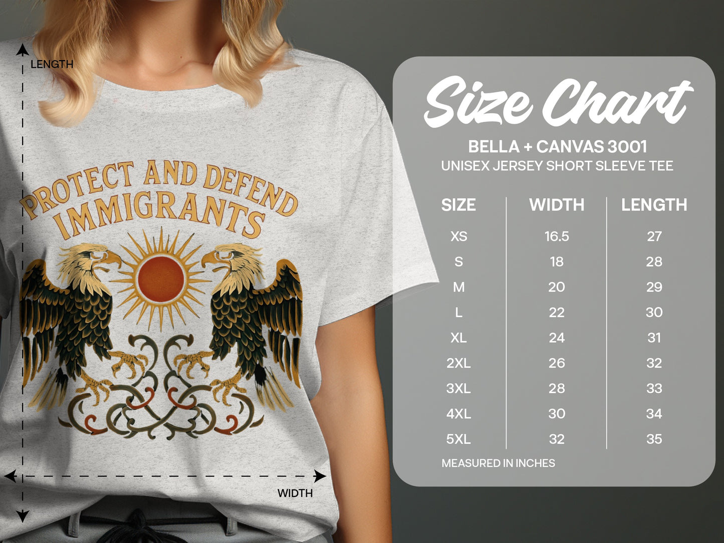 Protect and Defend Immigrants Unisex Jersey product