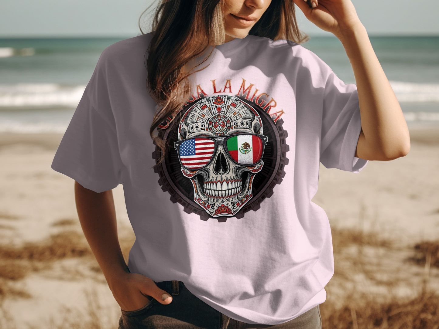 Support Dreamers Skull Graphic T-Shirt product