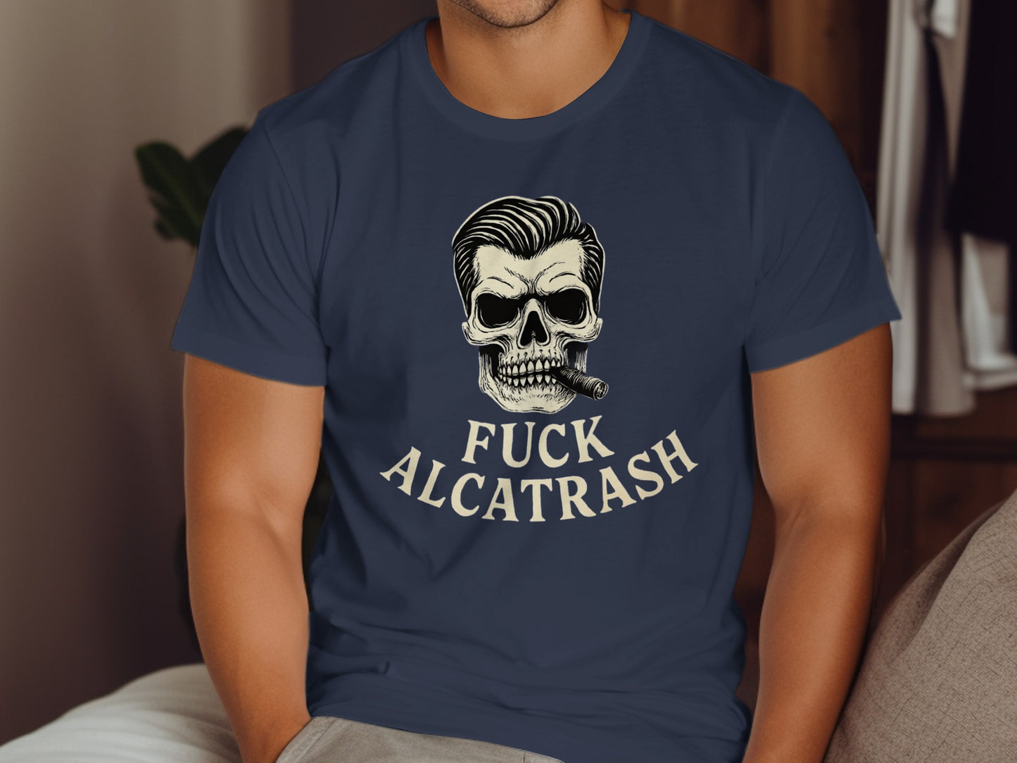 Fuck Alcatrash Skull Graphic T-shirt product type