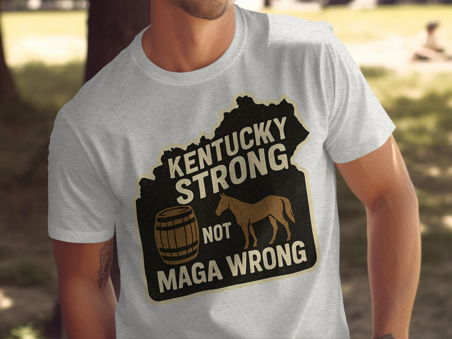 Kentucky Strong Not Maga Wrong T-Shirt Product