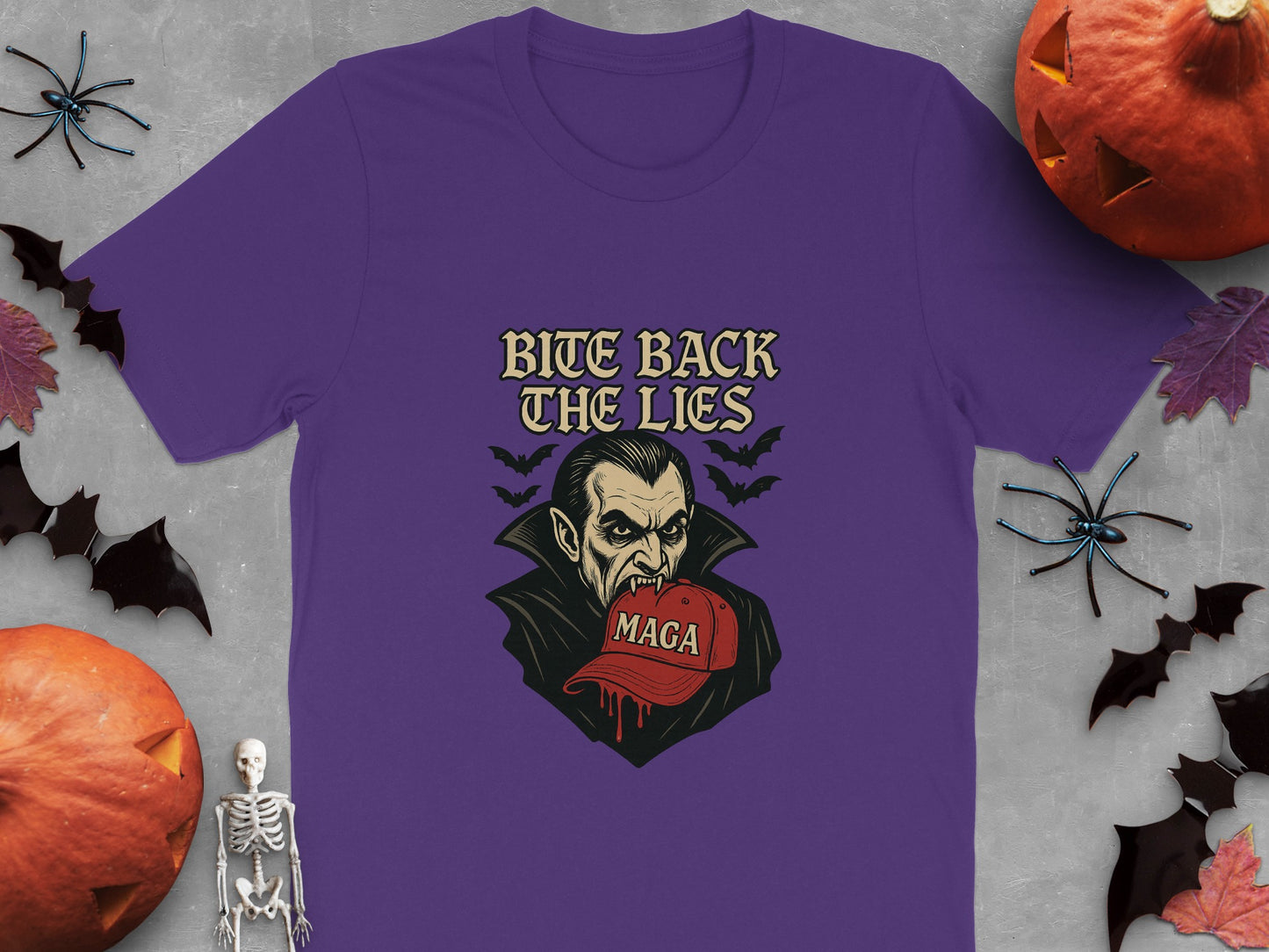 Bite Back The Lies Vampire Graphic T-shirt product type
