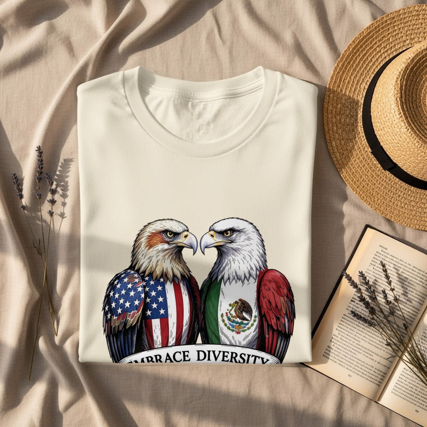 Embrace Diversity Eagle Graphic T-Shirt product type