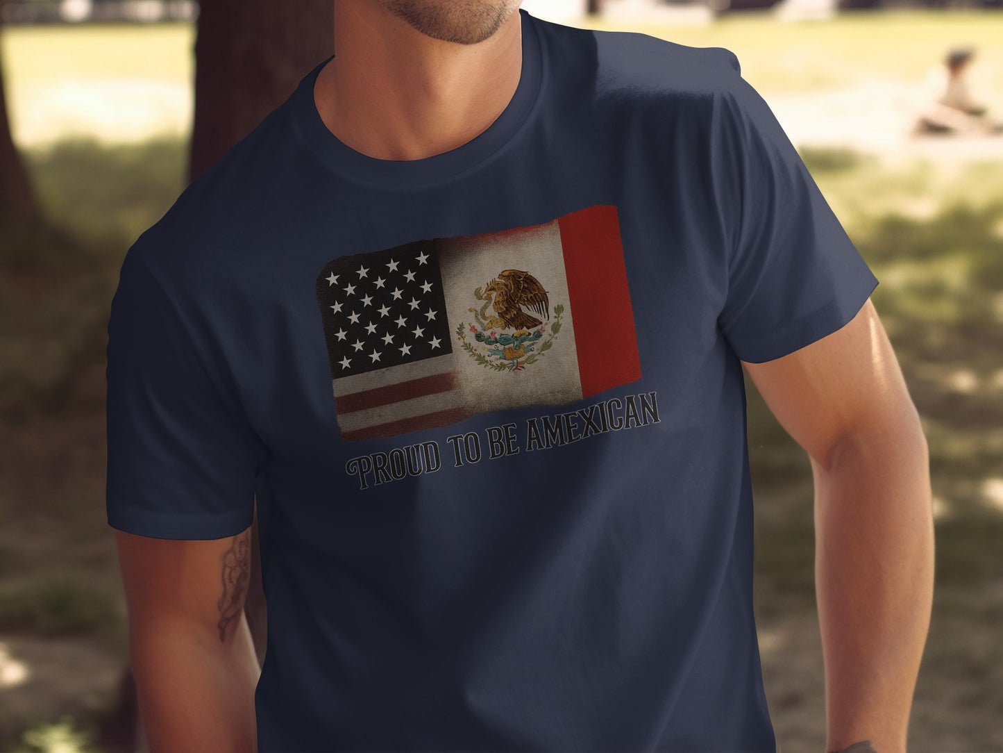 Proud to Be Amexican Flag Graphic Tee Shirt product type