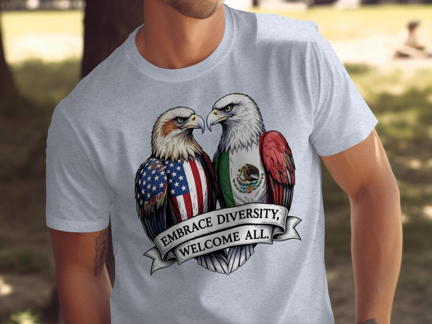 Embrace Diversity Welcome All Graphic T-Shirt product type