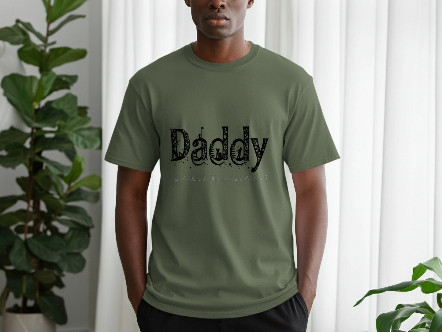 Stylish Daddy Graphic Tee Casual Wear T-shirt product type