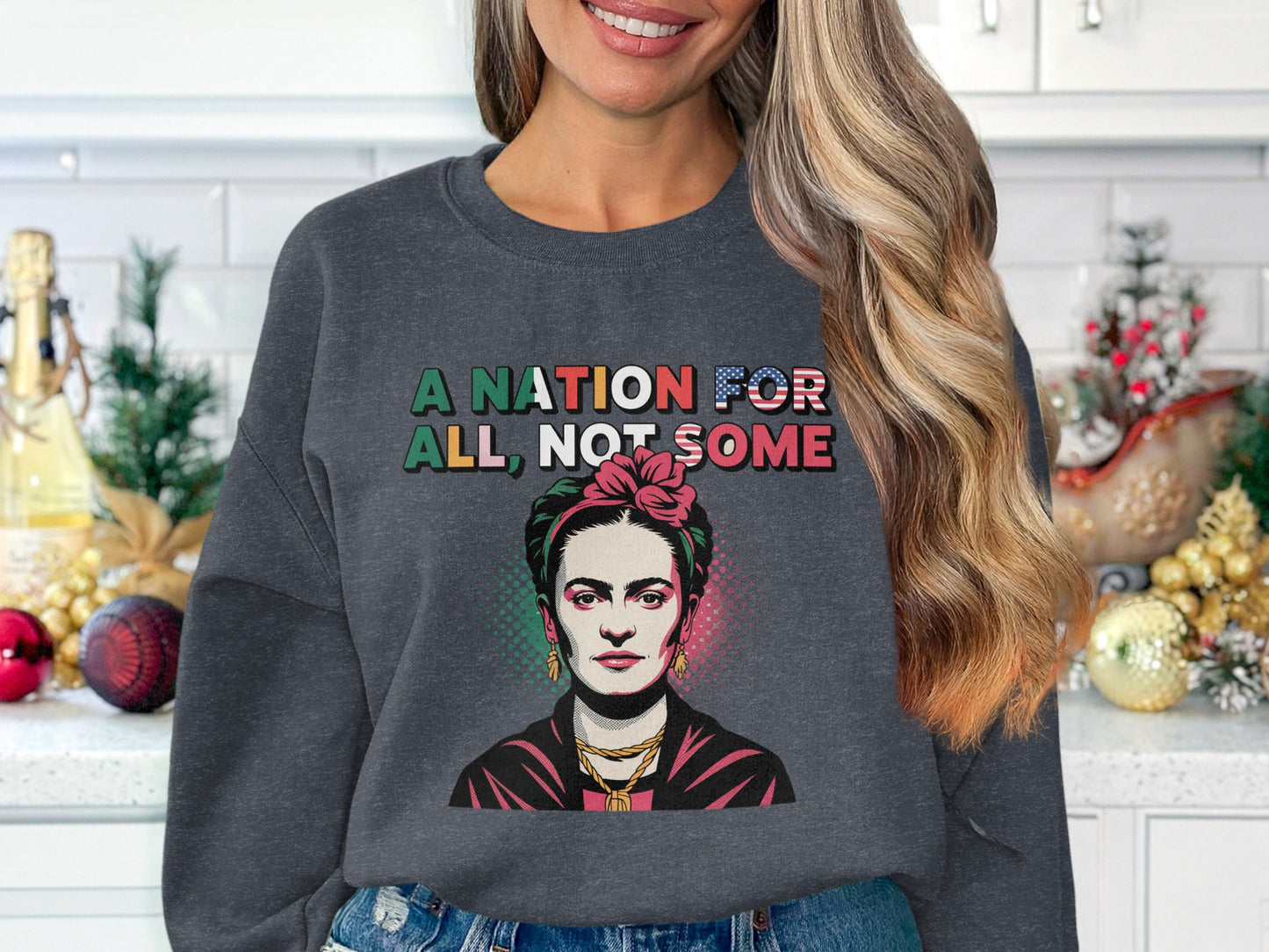 A Nation for All Not Some Graphic Sweatshirt product type