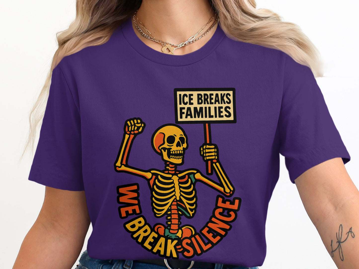 Ice Breaks Families We Break Silence T-shirt product