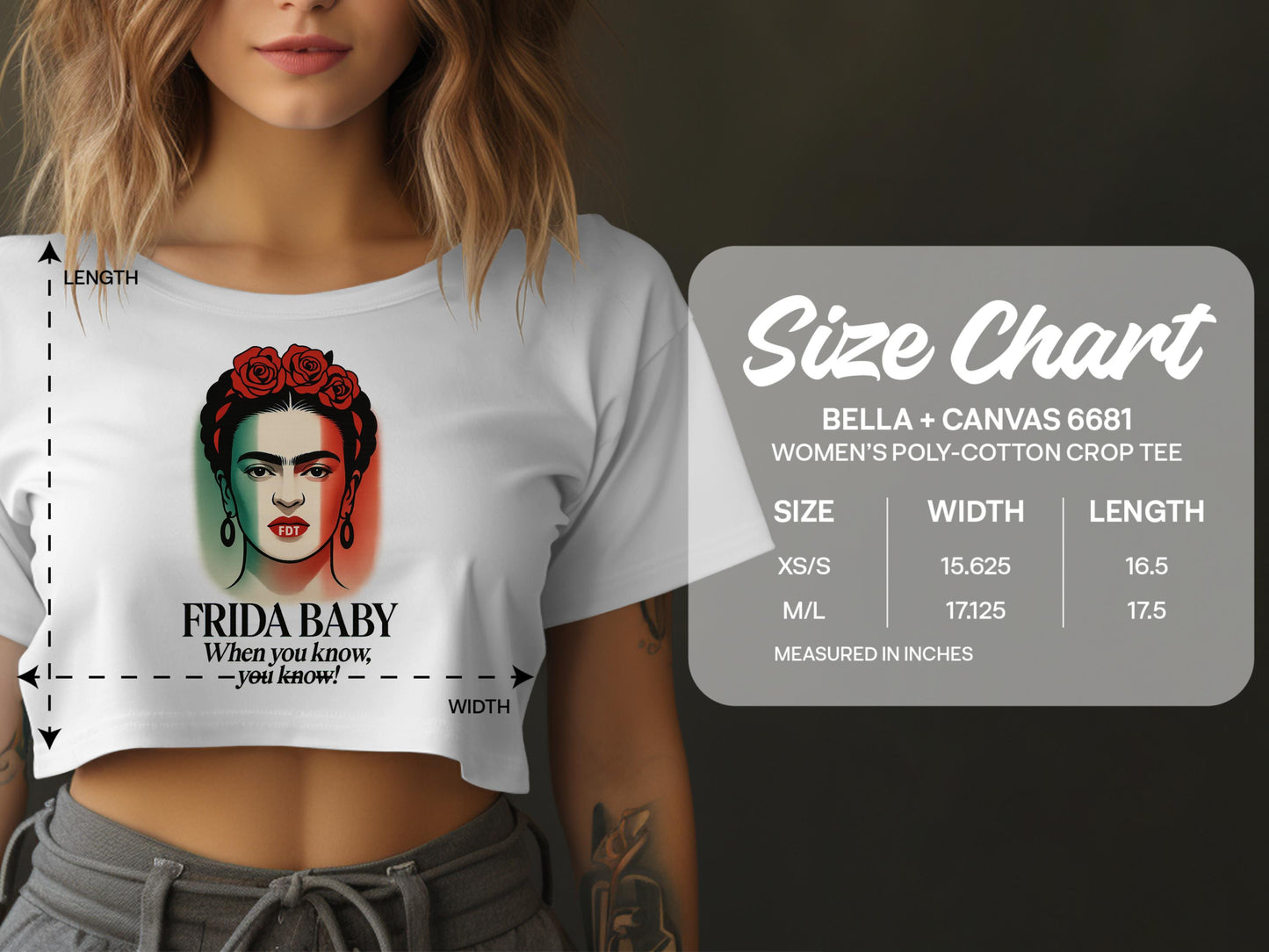 Frida Baby Women's Poly-Cotton Crop Tee product