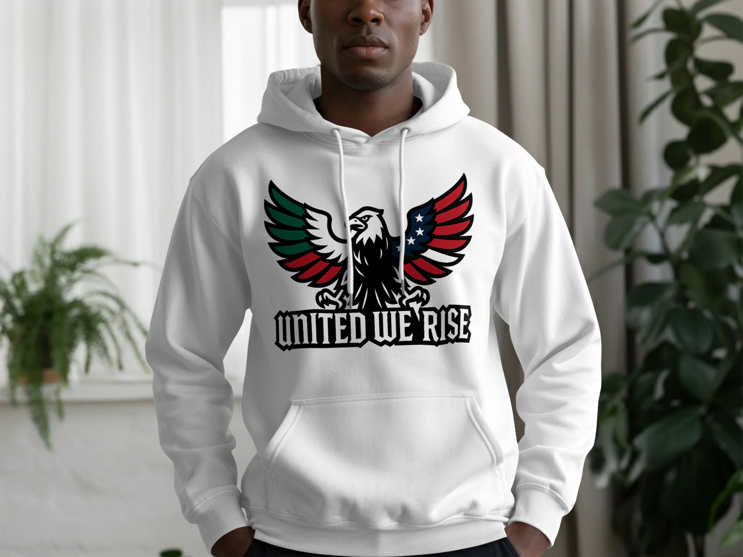 United We Rise Eagle Hoodie Product