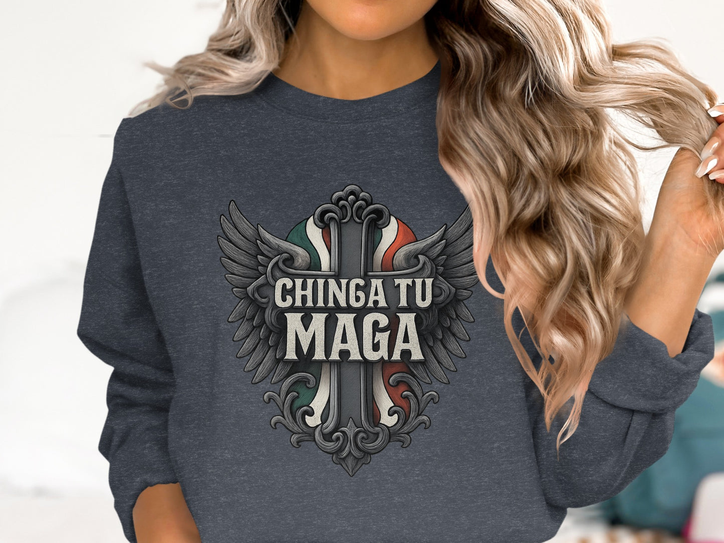 Chinga Tu Maga Graphic Design Long Sleeve product