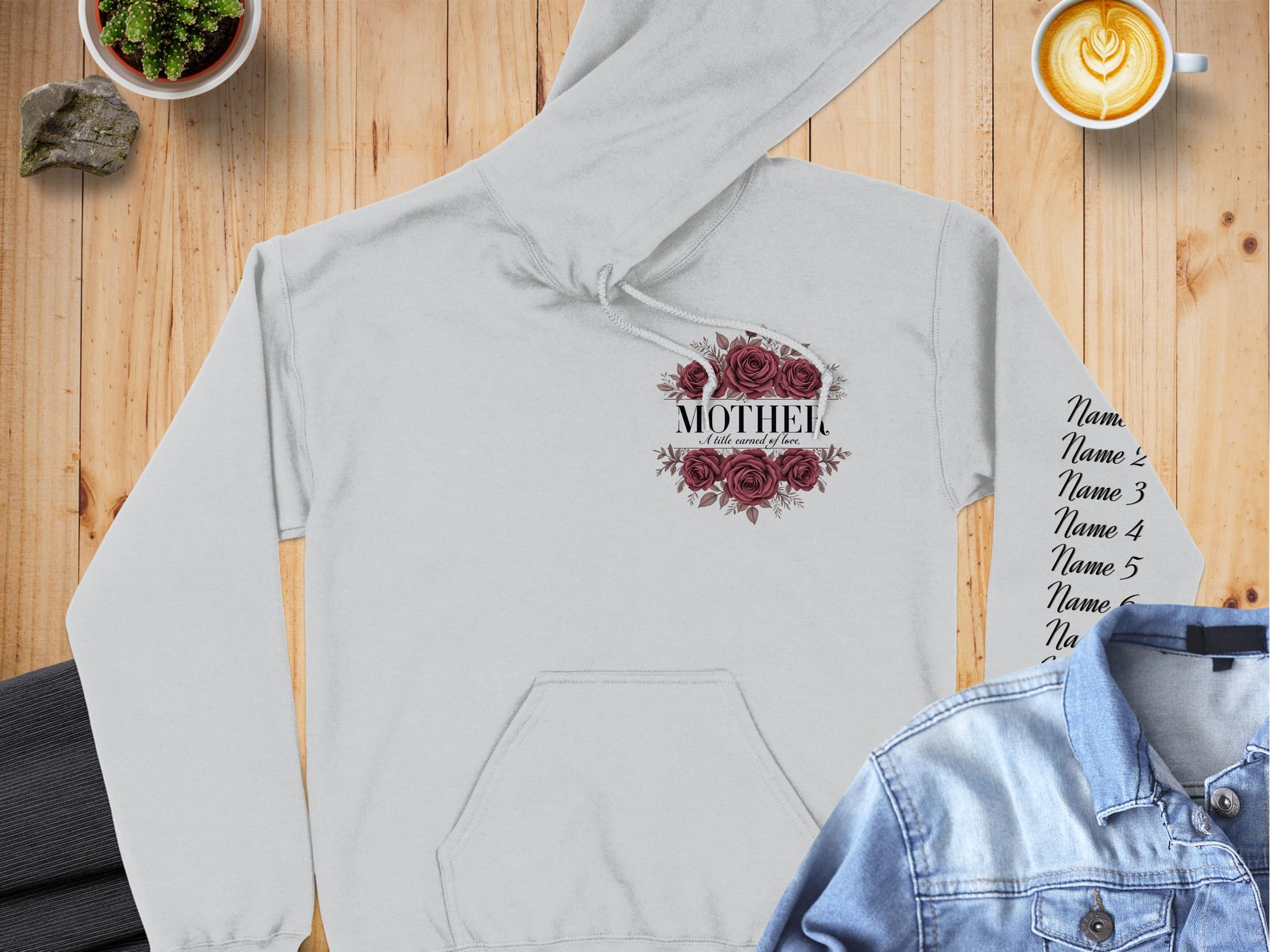 Customizable Floral Mother Hoodie Product