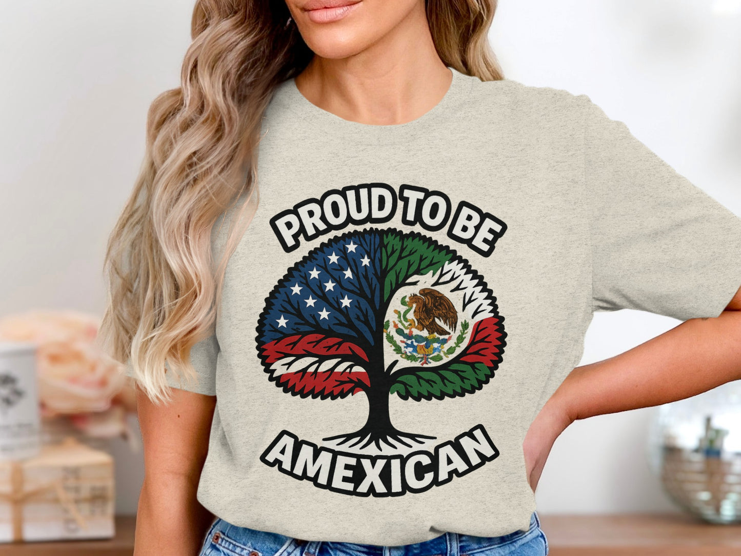 Proud To Be Amexican Graphic Tee Shirt product type