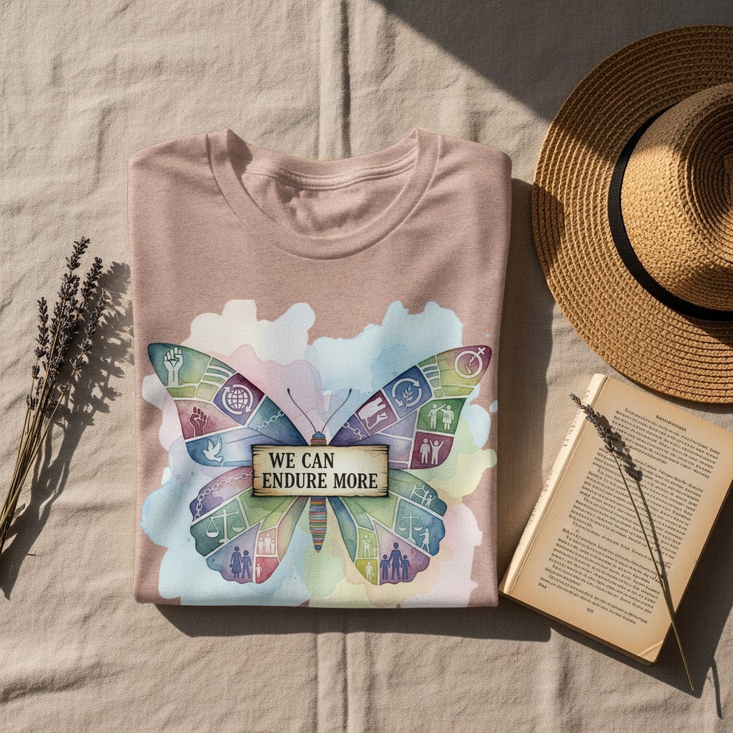 We Can Endure More Butterfly Art T-shirt product type