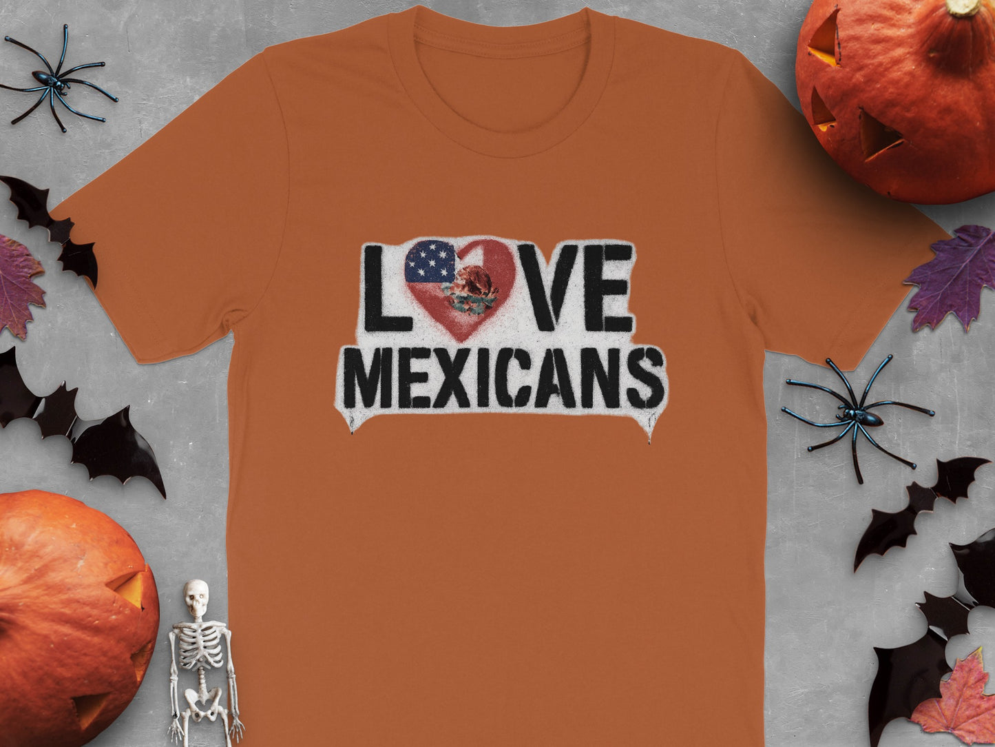 Love Mexicans Halloween Theme T-shirt product type
