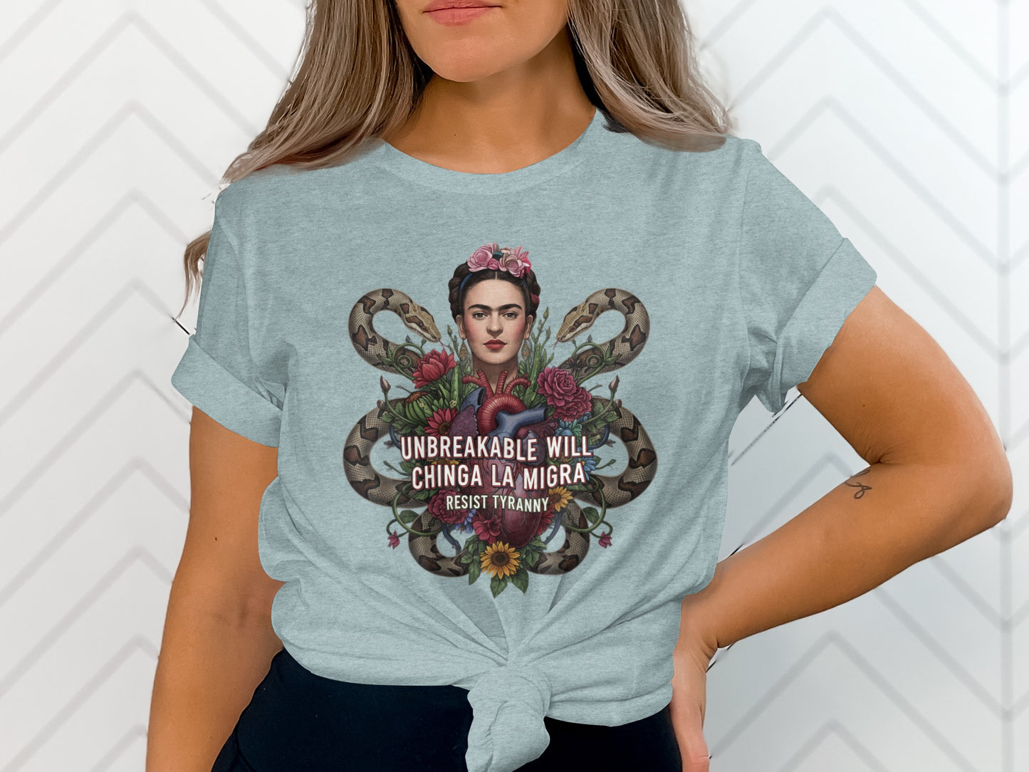 Unbreakable Will Chinga La Migra Resist Tyranny product type