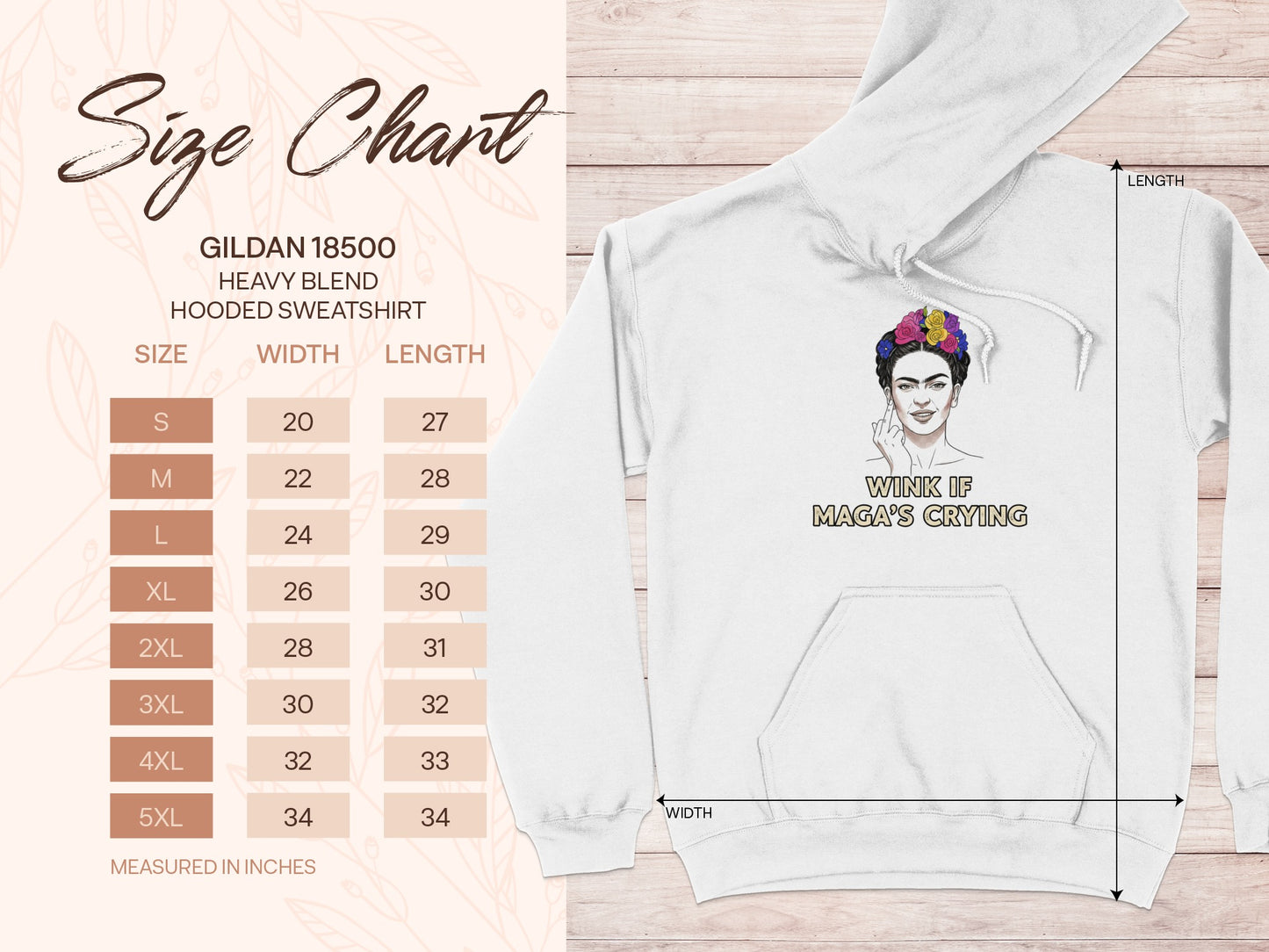 Wink If Magas Crying Hoodie Sweatshirt