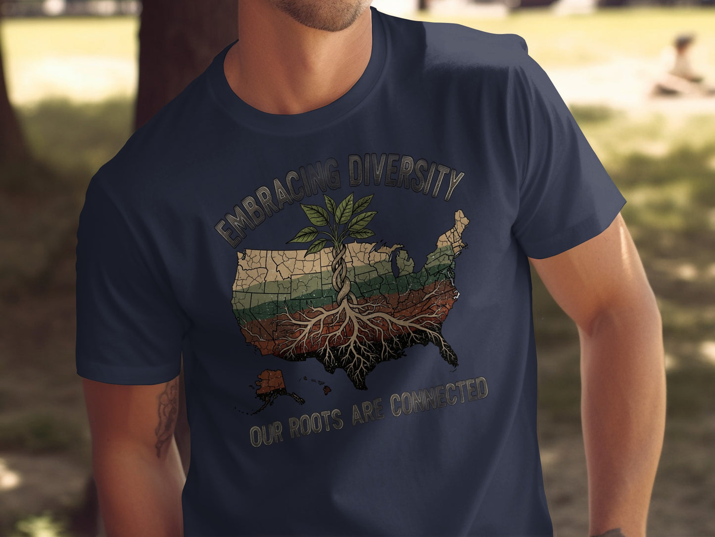 Embracing Diversity Our Roots Are Connected Shirt product