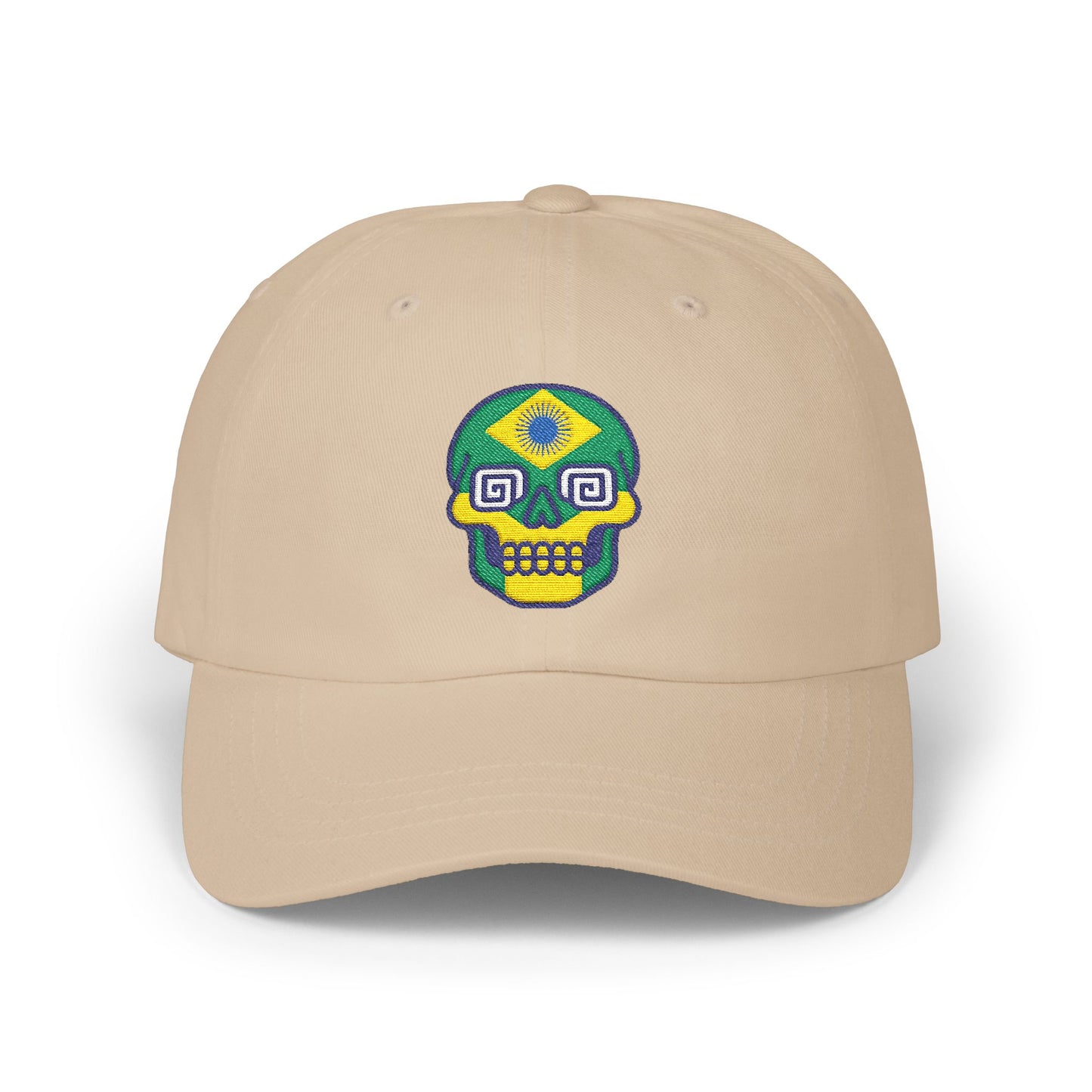 Colorful Skull Classic Dad Cap - Trendy Summer Hat for Music Festivals, Beach Days, Casual Outings, Unique Gift for Him, Adjustable Snapback