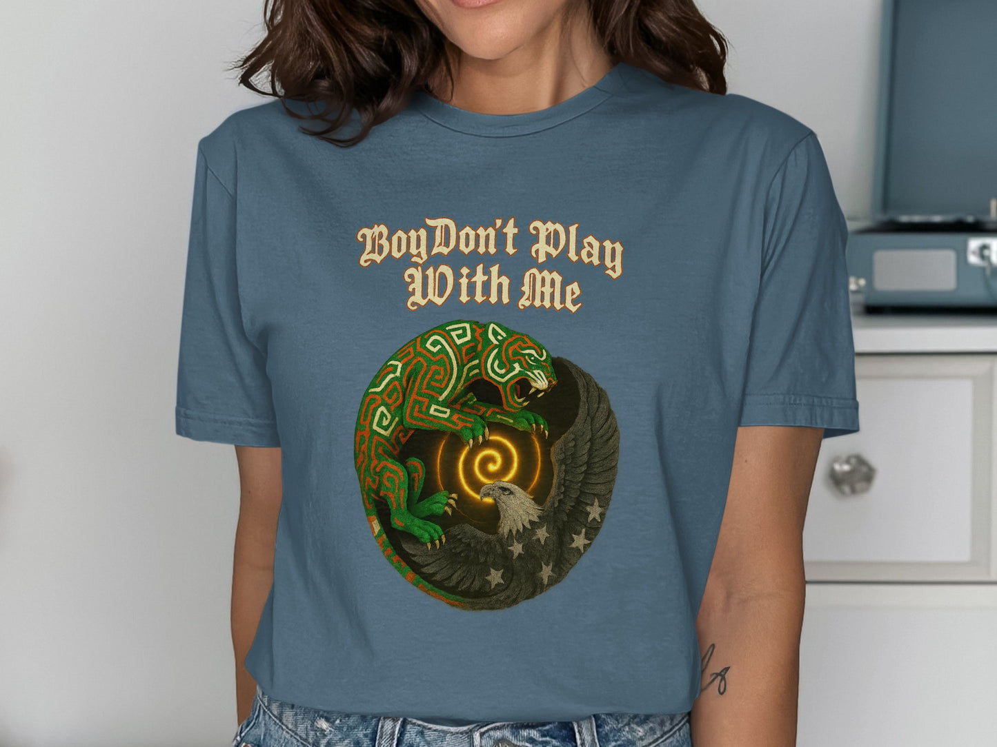 Boy Don't Play With Me Printed T-Shirt product