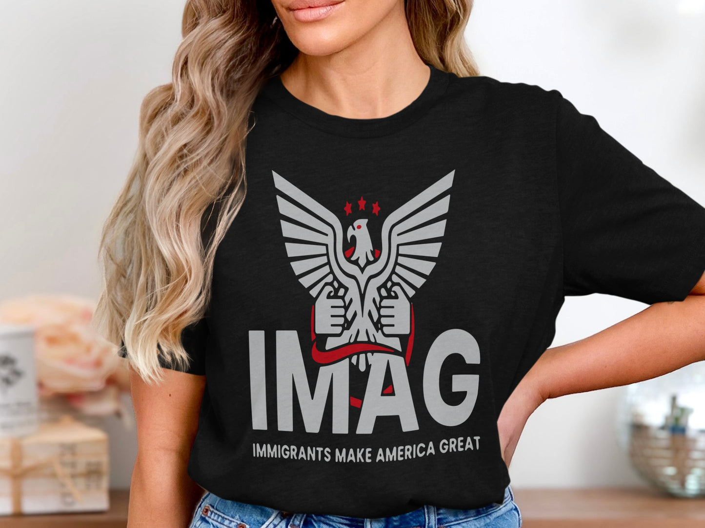 Immigrants Make America Great IM A G Shirt product type