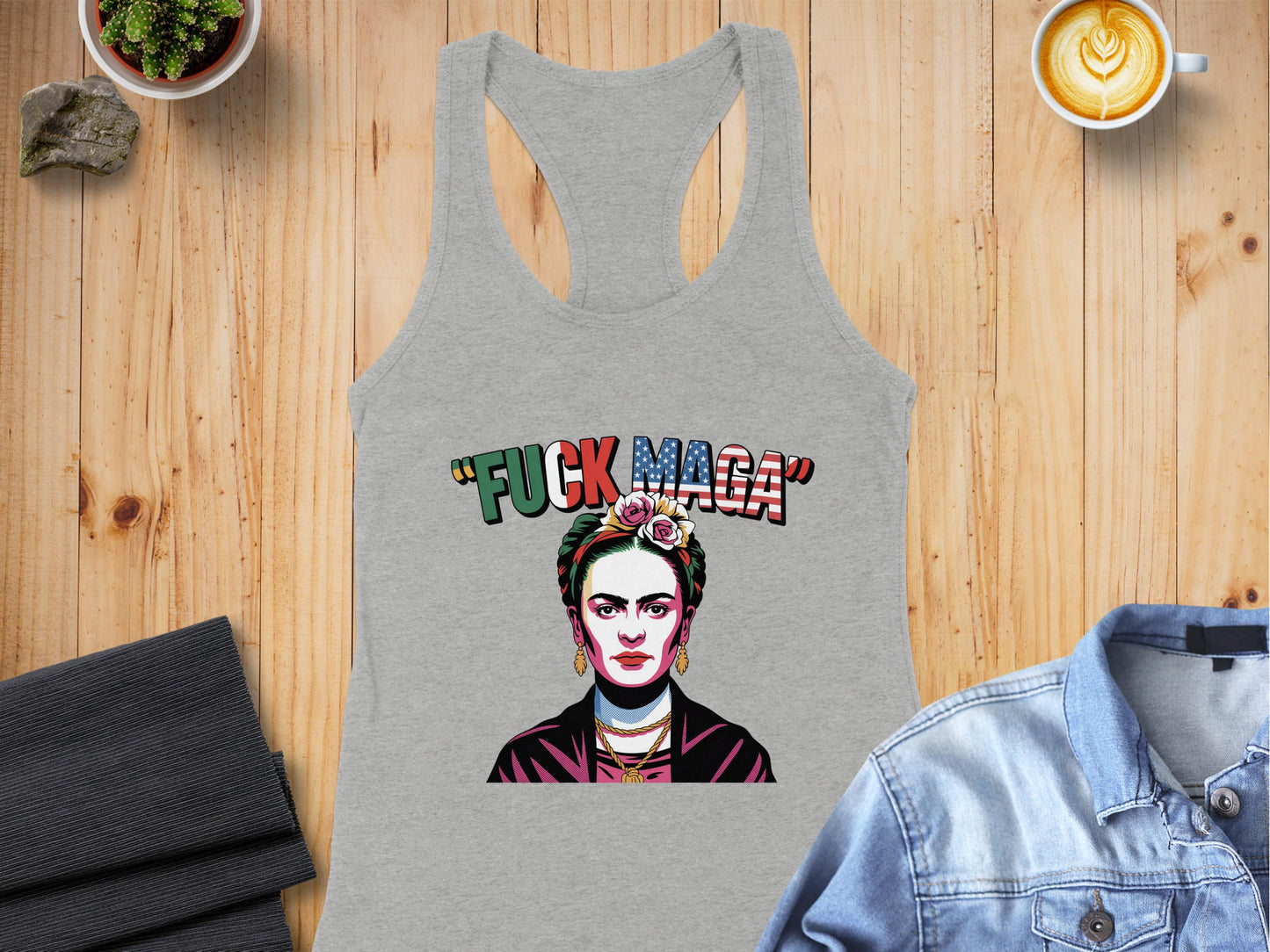Bold Statement 'FUCK MAGA' Graphic Tank product