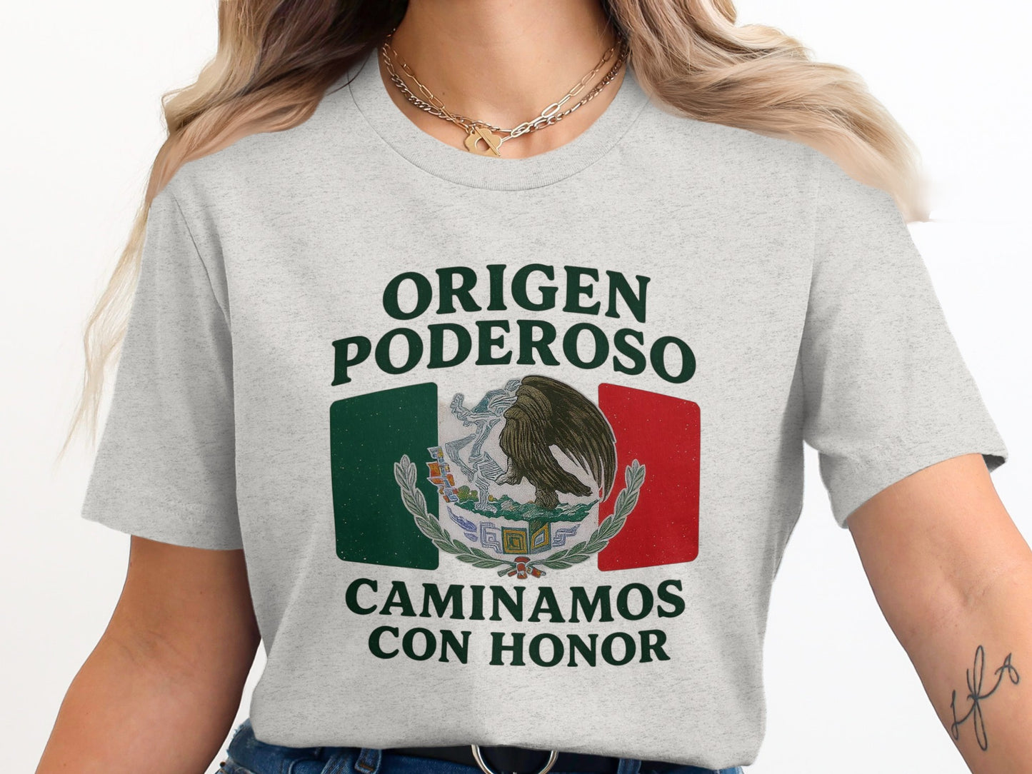 Origen Poderoso Caminamos con Honor Shirt product