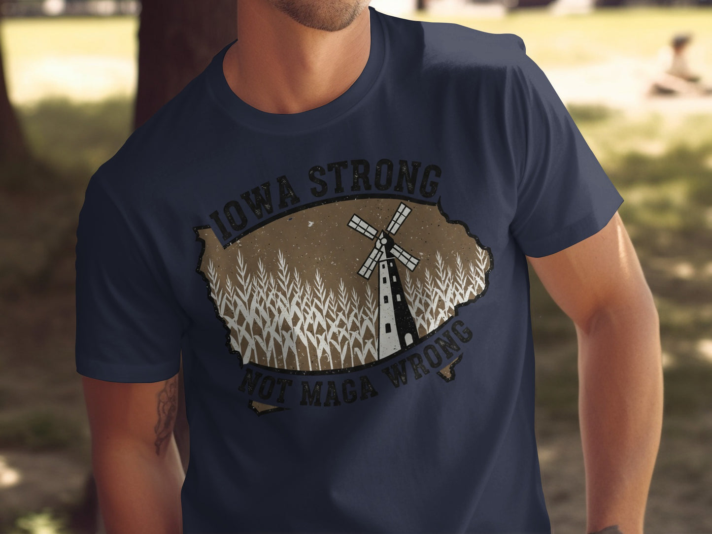 Iowa Strong Hot Maga Wrong Graphic T-Shirt product