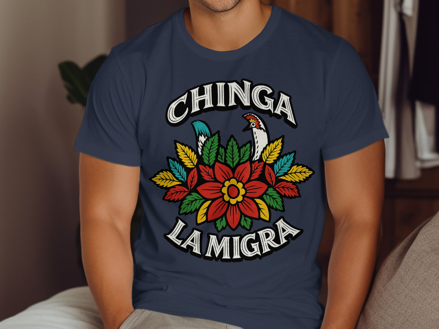 Chinga La Migra Graphic Tee Statement Shirt product type