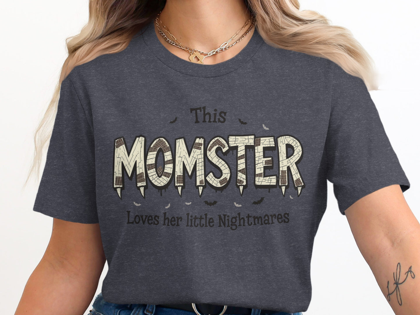 Anti Trump Latino Shirts This MOMSTER Loves Her Nightmares T-Shirts