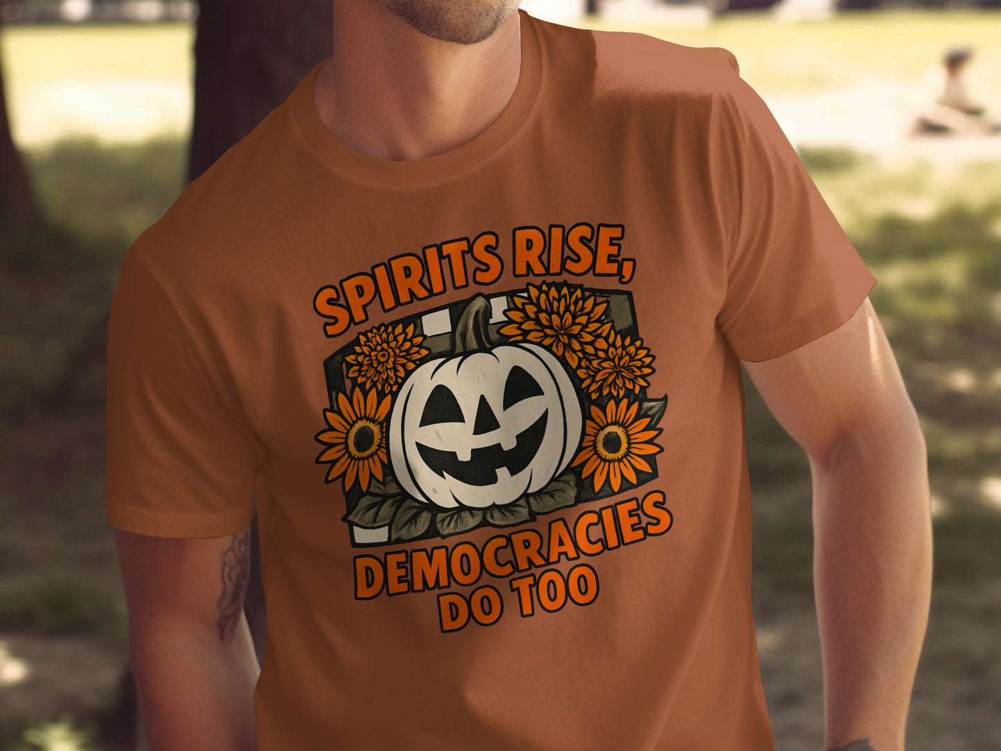 Spirits Rise Democracies Do Too Graphic T-Shirt product