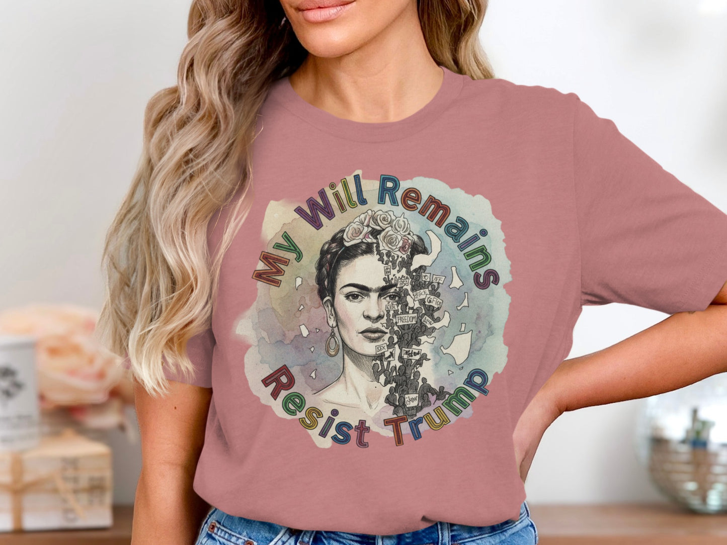 My Will Remains Resist Trump Graphic T-shirt product type