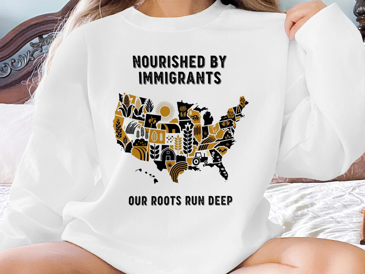 Nourished by Immigrants Our Roots Run Deep product type