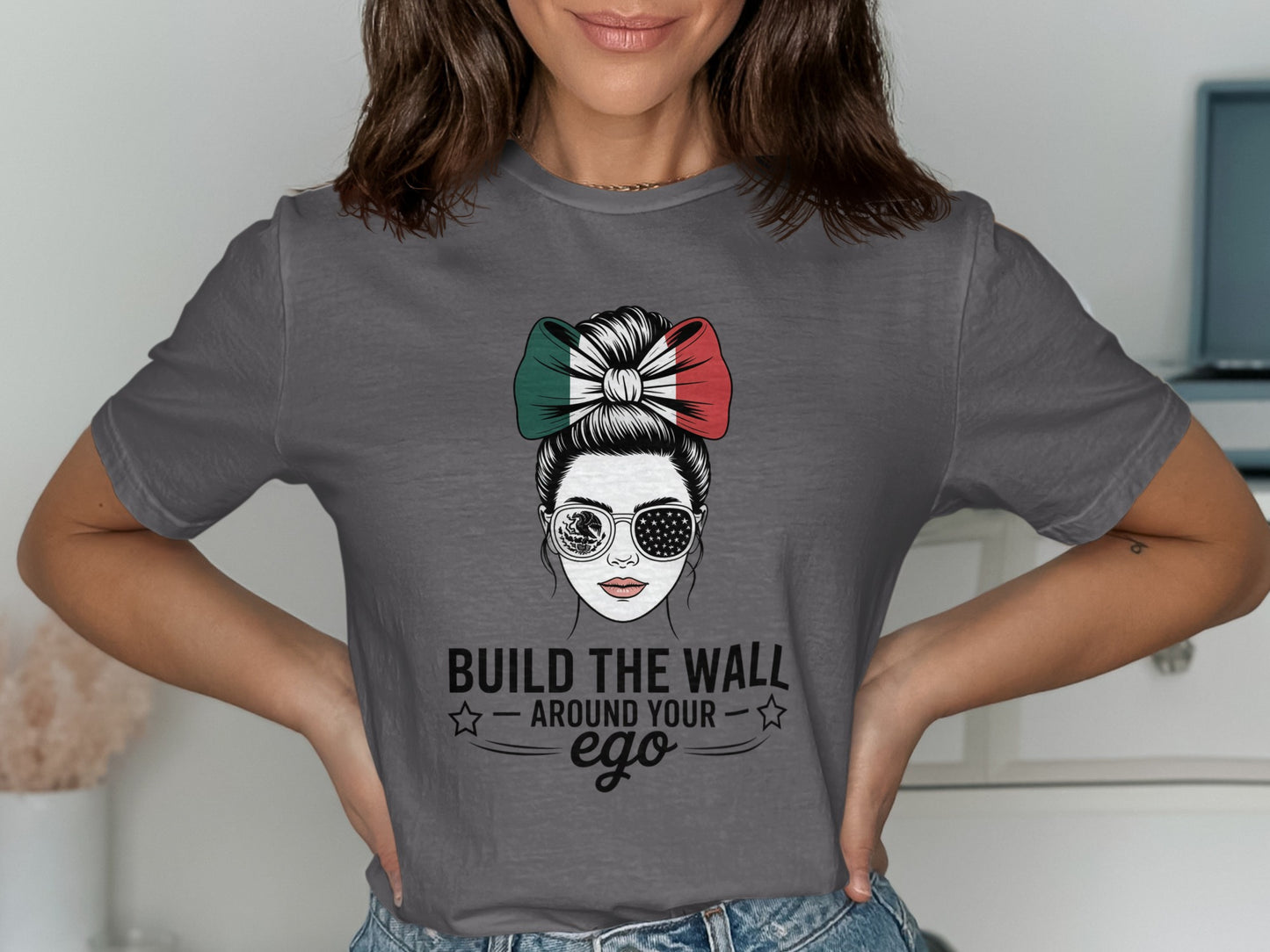 Build The Wall Around Your Ego Graphic T-shirt product type
