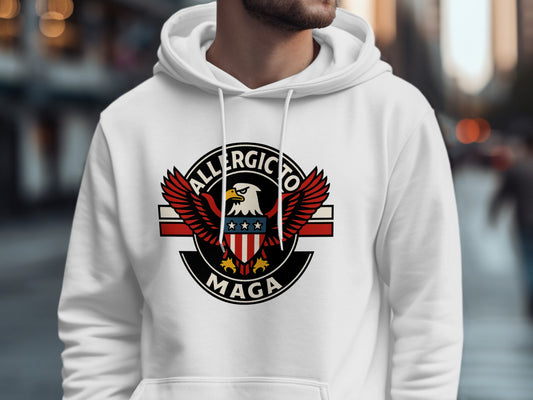 Allergic To MAGA Eagle Graphic Hoodie product