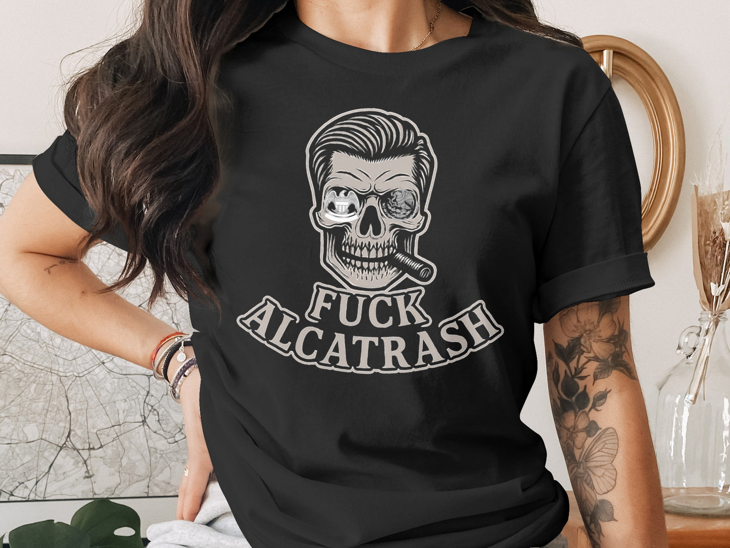 Cool Skull Graphic with Fun Text Unisex T-shirt product